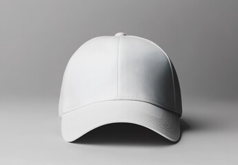 Fototapeta premium White cap front mockup