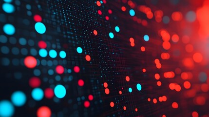 Abstract data representation of preferences in strategy layered graphs and glowing segmented icons morphing into actionable insights for business planning and decision making