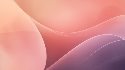 A serene abstract background featuring soft, flowing curves in pastel shades of pink and lavender, evoking a sense of calm and tranquility.