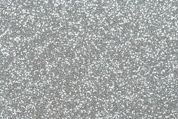 Silver Glitter Texture Background Sparkles Brightly and Elegantly for Festive Designs