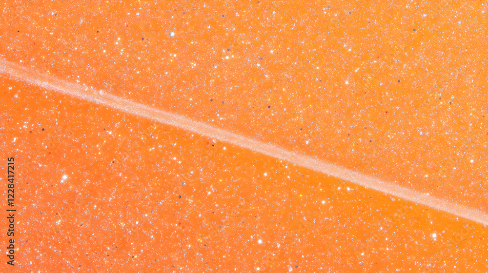 Poster sparkling orange glitter background texture with a diagonal line