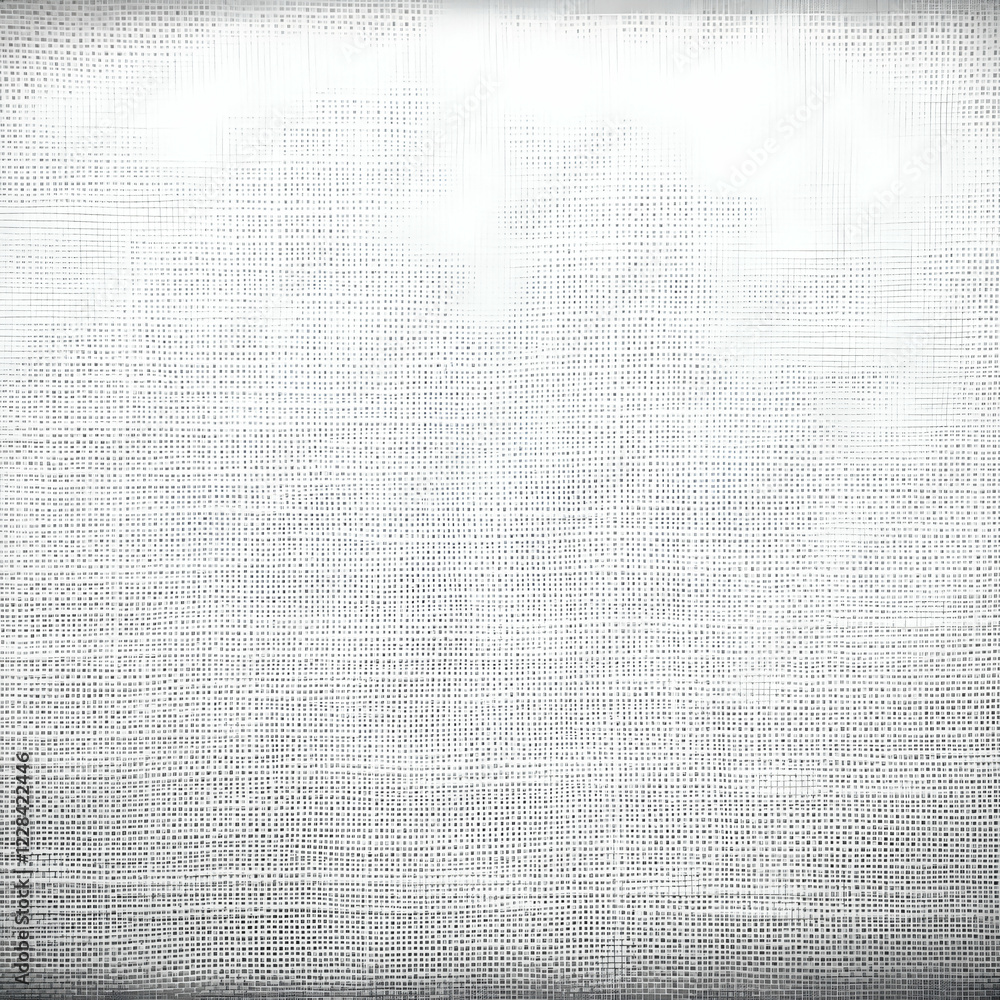 Poster abstract white background displays tiny squares in a grid pattern, creating a textured effect