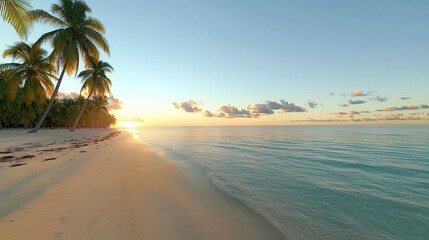 Tropical Sunset Beach