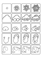 How to Draw Doodles Workbook Page Design Vector Illustration Art