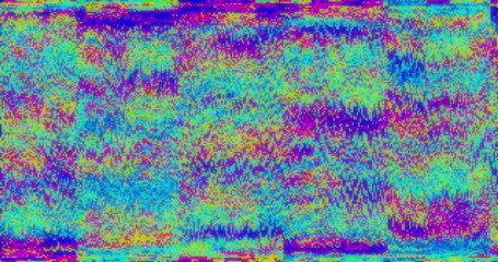 Colorful pixelated noise image over abstract background