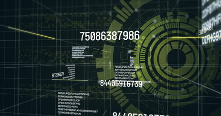 Image of data processing over scope scanning