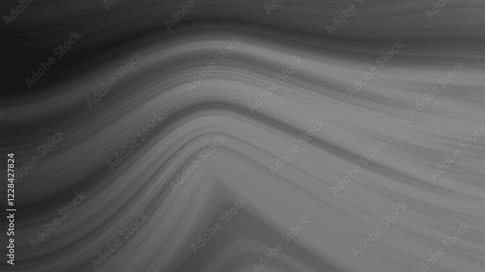 Poster mesmerizing abstract black and white flowing patterns: a study of form and movement in modern art