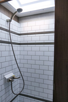 New RV motorhome bathroom shower stall