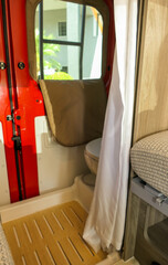 RV B-class rear Bathroom area