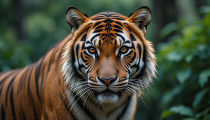 Fototapeta premium portrait of a bengal tiger