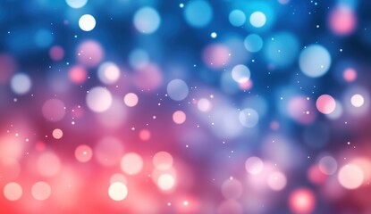 Fototapeta premium Blurred gradient background in blue and pink colors, flat design, vector illustration. 