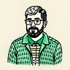person with a beard