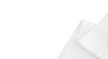 copy space with white clean towel 