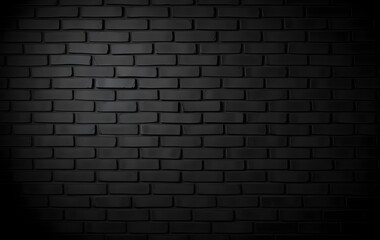 Black Brick Background, Wall Design Decoration Texture