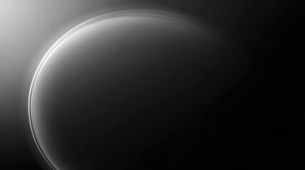 Abstract grayscale curve design with dark background