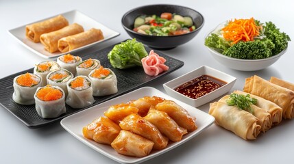 Celebrating Abundance with a Table Full of Delicious Chinese New Year Dishes - A Perfect Greeting Card for the Festivities