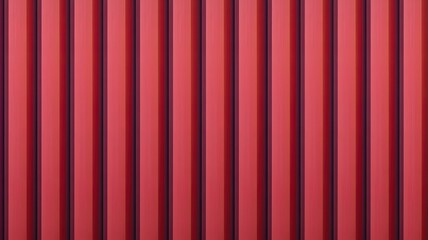 Red corrugated metal sheet texture background