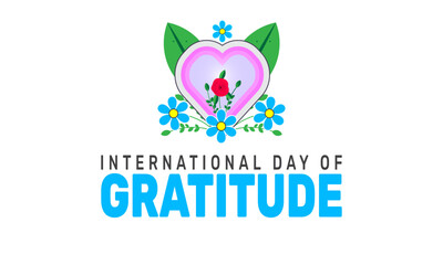 Obraz premium National Day of Gratitud is Celebrated in March. This holiday-themed design is perfect for backgrounds, banners, greeting cards, posters with text inscription, Classic social media posts.