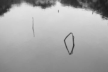 boat on the lake