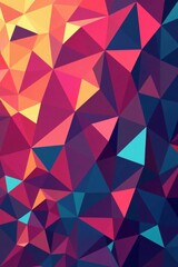 Geometric Triangles Pattern , abstract gradient patterns, geometric shapes