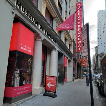 Museum of Broadway, 145 W 45 St, NYC, USA, is an interactive and experiential. It celebrates Broadway's rich history, starting in 1732.Photo by Artist Nadia Russ.