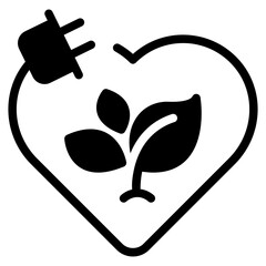 Eco Energy Love Icon