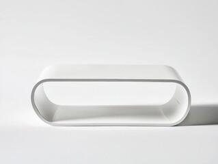 Modern White Laptop Stand