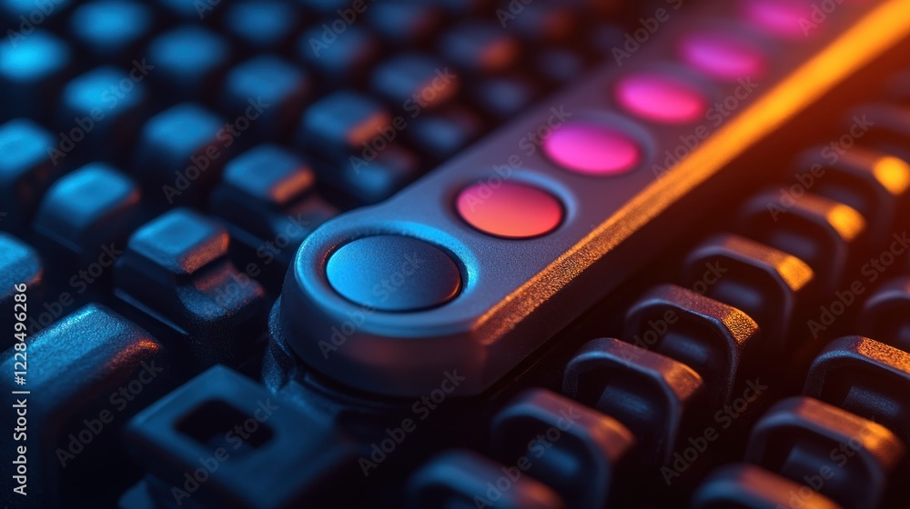 Poster close-up of a control panel with temperature and coolant sensors