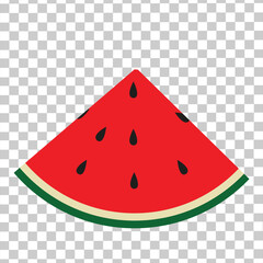 Red watermelon A sweet fruit usually eaten in summer for its freshness and striking red color