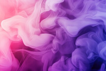 Obraz premium Colorful swirling smoke creates a mesmerizing abstract background with purple and pink tones
