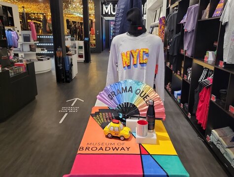 Museum of Broadway, 145 W 45 St, NYC, USA, is an interactive and experiential museum that celebrates Broadway's rich history, starting in 1732. Photo by Nadia Russ.