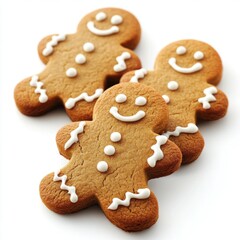 Spiced cookies shaped like gingerbread