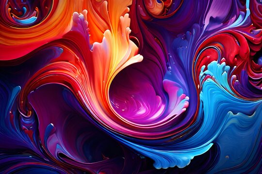 abstract background with waves