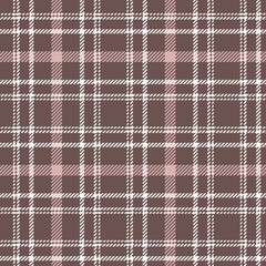 Stylish Checkered Pattern in Pink and Brown