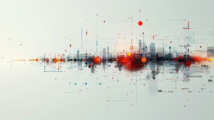 モダンなタイムラインのインフォグラフィックアニメーション12