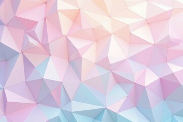Obraz premium Pastel Pink and Blue Triangular Geometric Abstract Background