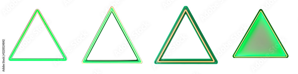 Poster minimalist geometric triangle shapes in various styles and colors modern abstract architectural grap
