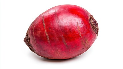 Vibrant Red Beet Isolated on White Background Fresh Organic Produce