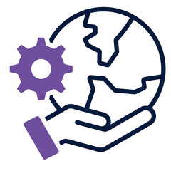 Global Management Icon