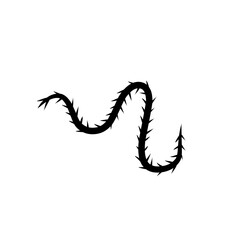 sharp vines silhouette icon