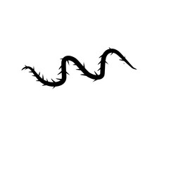 sharp vines silhouette icon