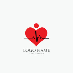 Medical chart logo, chart icon, doctor, health care, health, medicine, hospital fully editable vector logo template