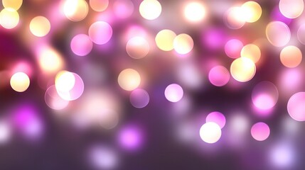 Shimmering Purple and Pink Bokeh Lights