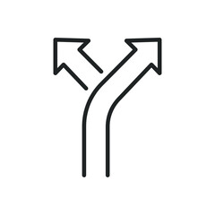 Direction line icons. Editable stroke and Perfect pixel on transparent background