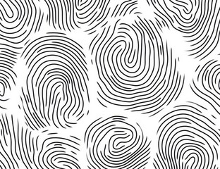Seamless pattern of fingerprints.