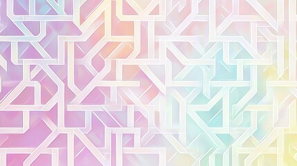 Holographic, Iridescent Geometric Background Pattern , shiny and iridescent effect, high resolution, ai generated
