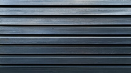 Obraz premium Smooth Dark Blue Wall Panels with Horizontal Lines for Modern Design