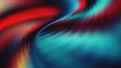 Neon Glow Accentuated by Smooth Fluid Transitions and Subtle Grain Details