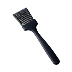 Modern Silicone Pastry Brush with Smooth Bristles Isolated on Transparent Background