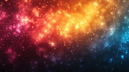 Obraz premium Abstract Colorful Lights Background: A Symphony of Warm and Cool Hues